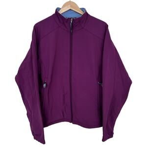 Ibex Maroon Peak Climawool Soft Shell Jacket Sz XL Womens